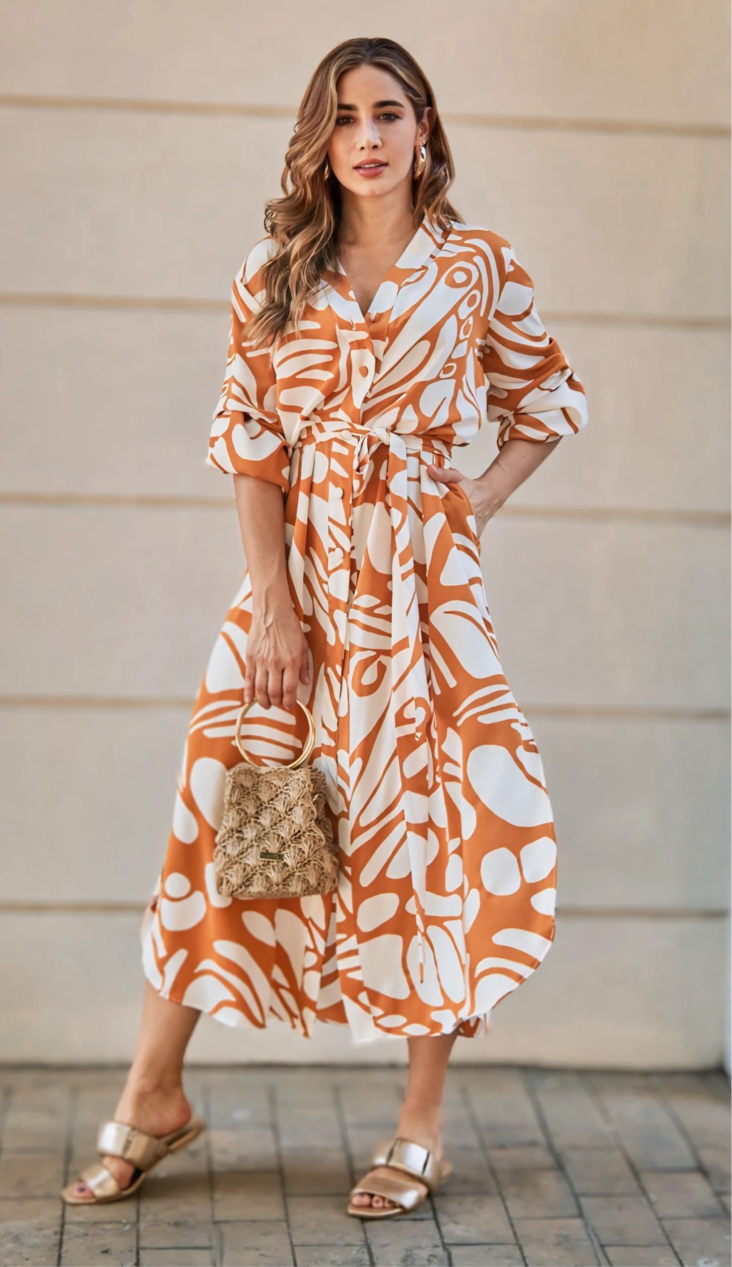 Citrus Dream Long Dress