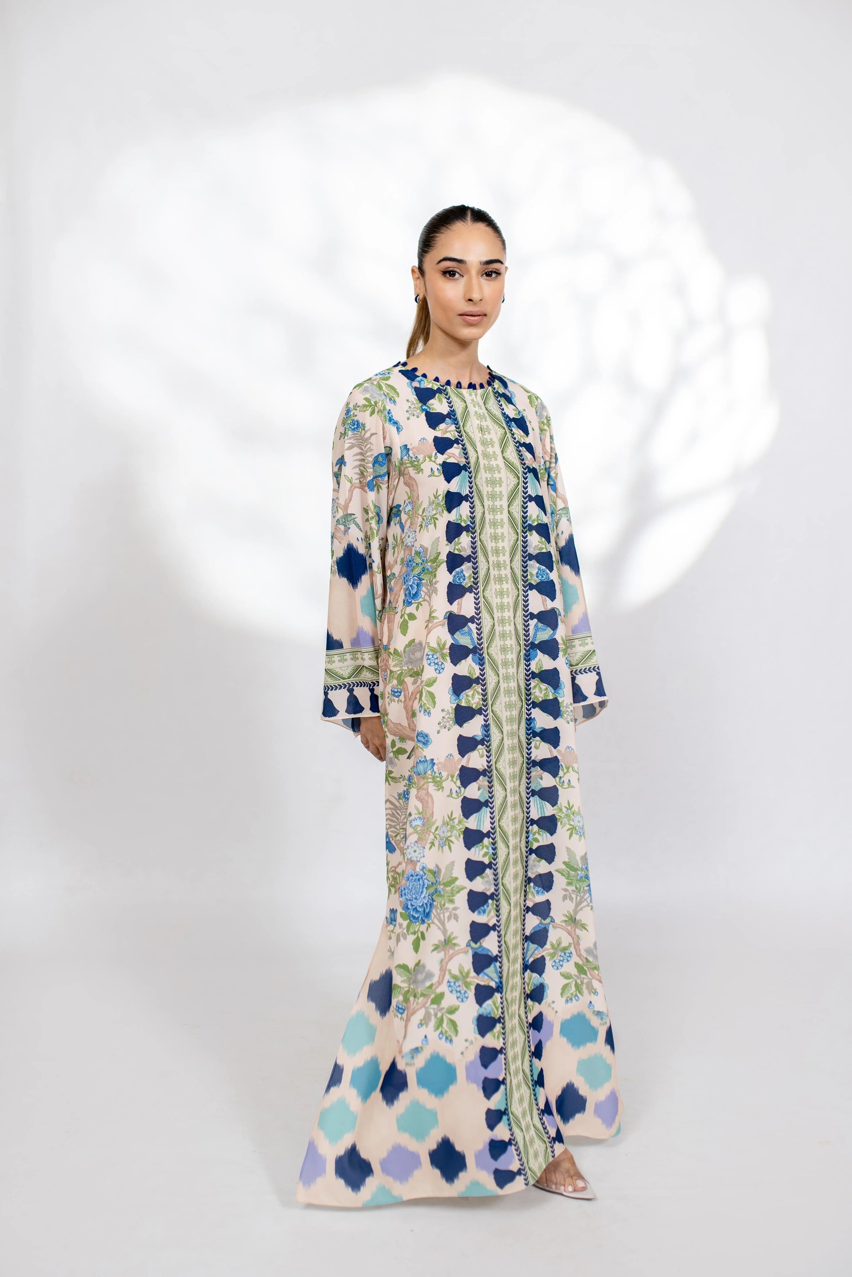 Fleur Long Kaftaan Dress