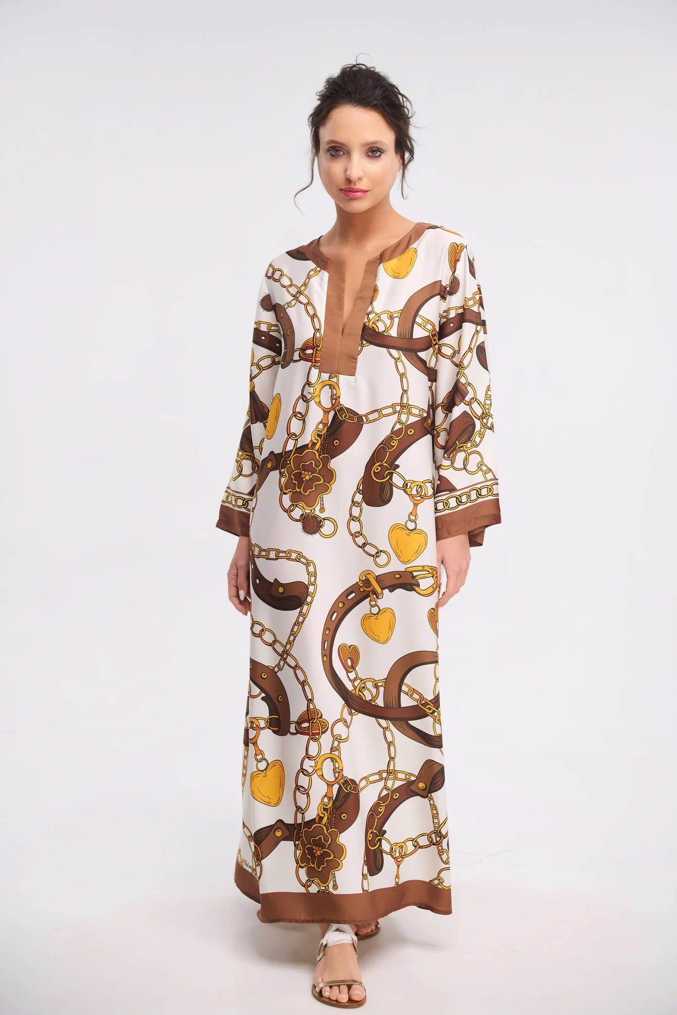 Bronze Dune Kaftaan Dress