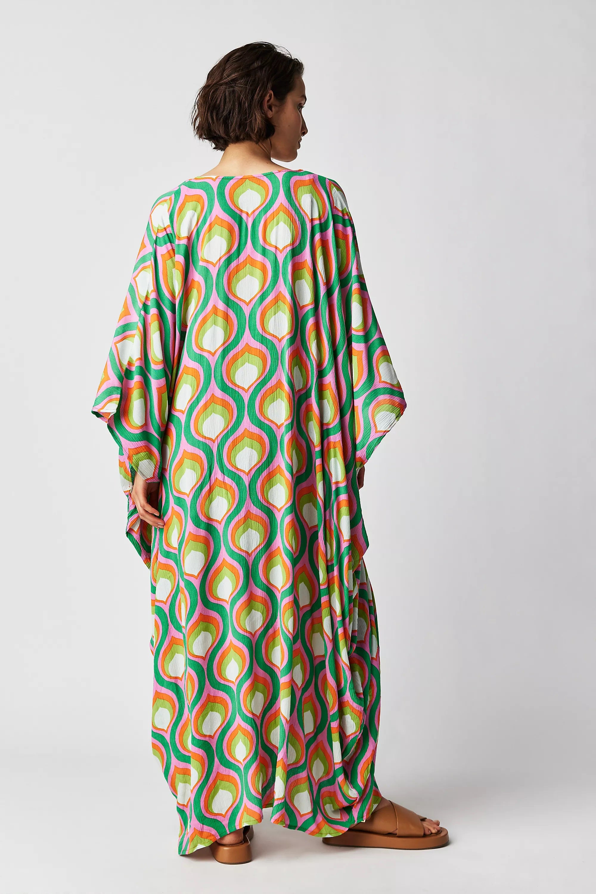 Majestic Plumage Kaftaan Dress