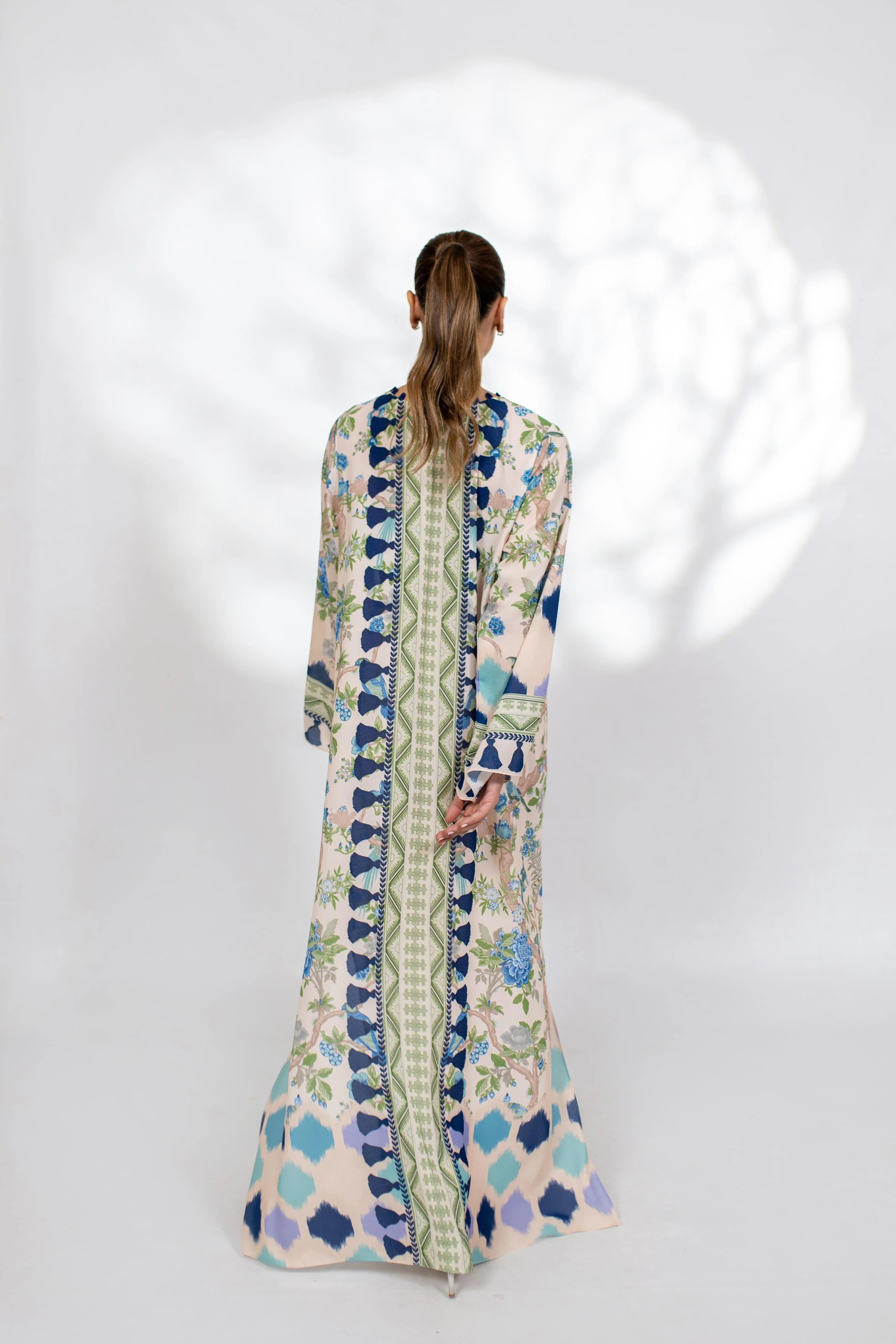 Fleur Long Kaftaan Dress