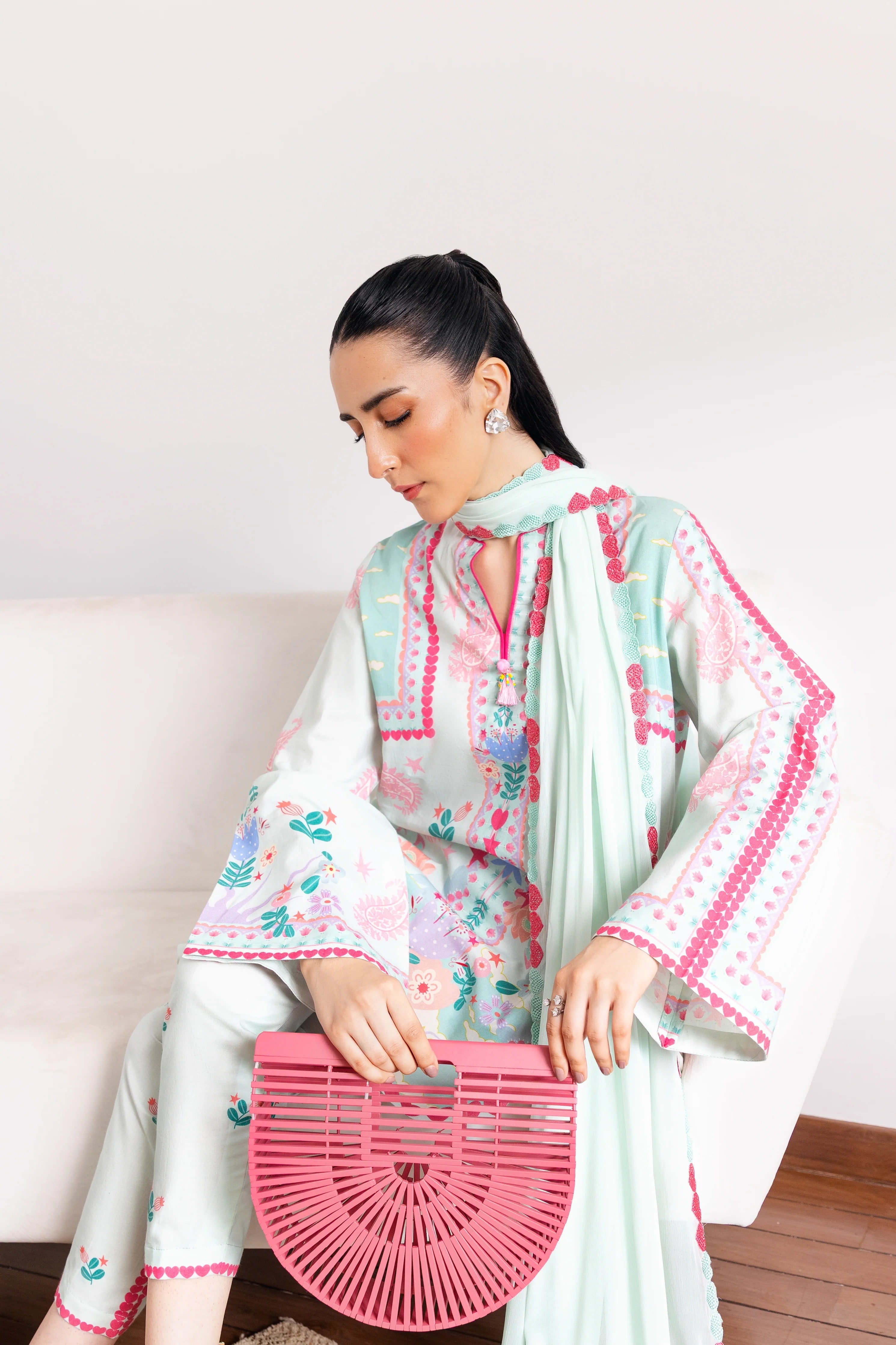 Pastel Whimsy Kurta-Set