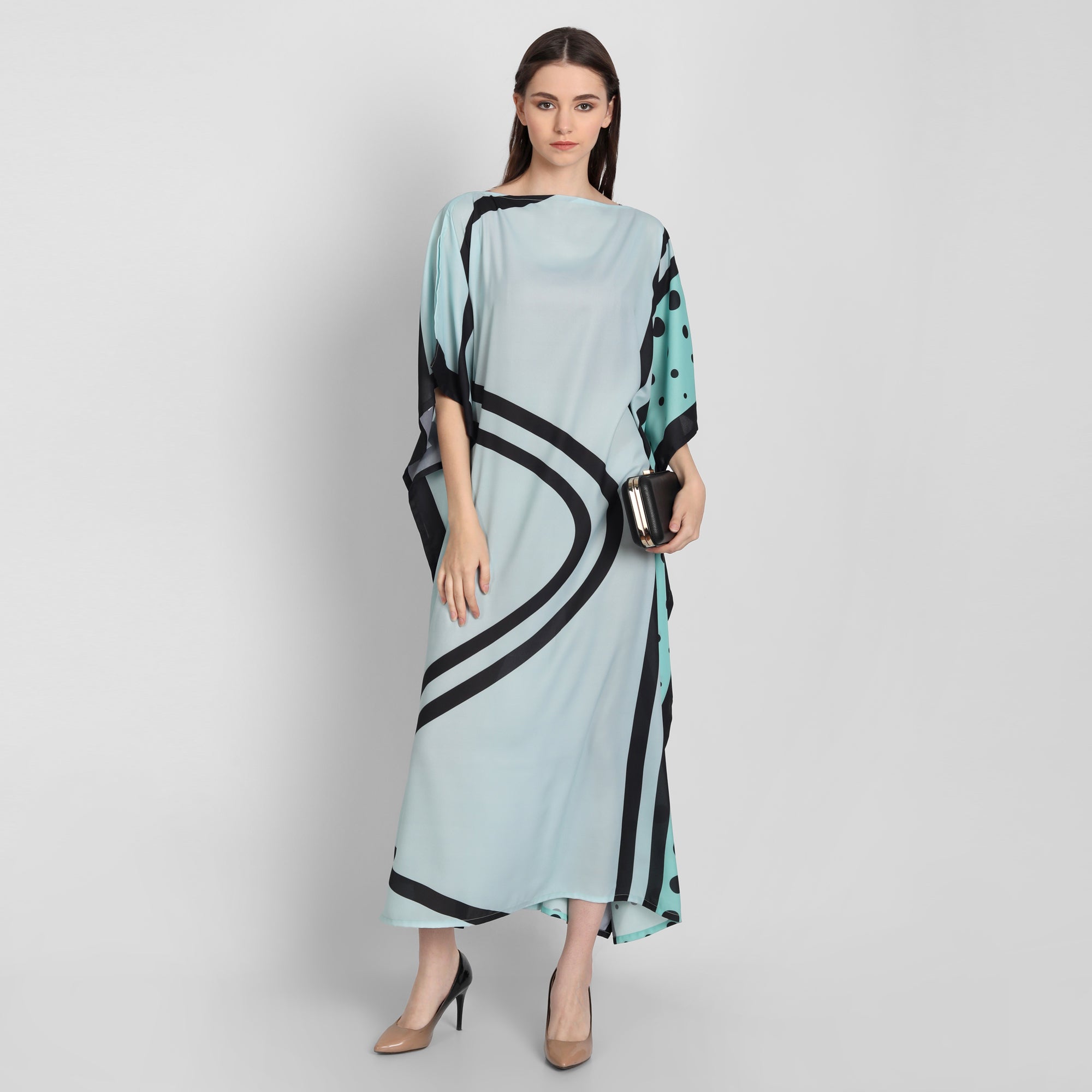 Sea Green Kaftan Dress