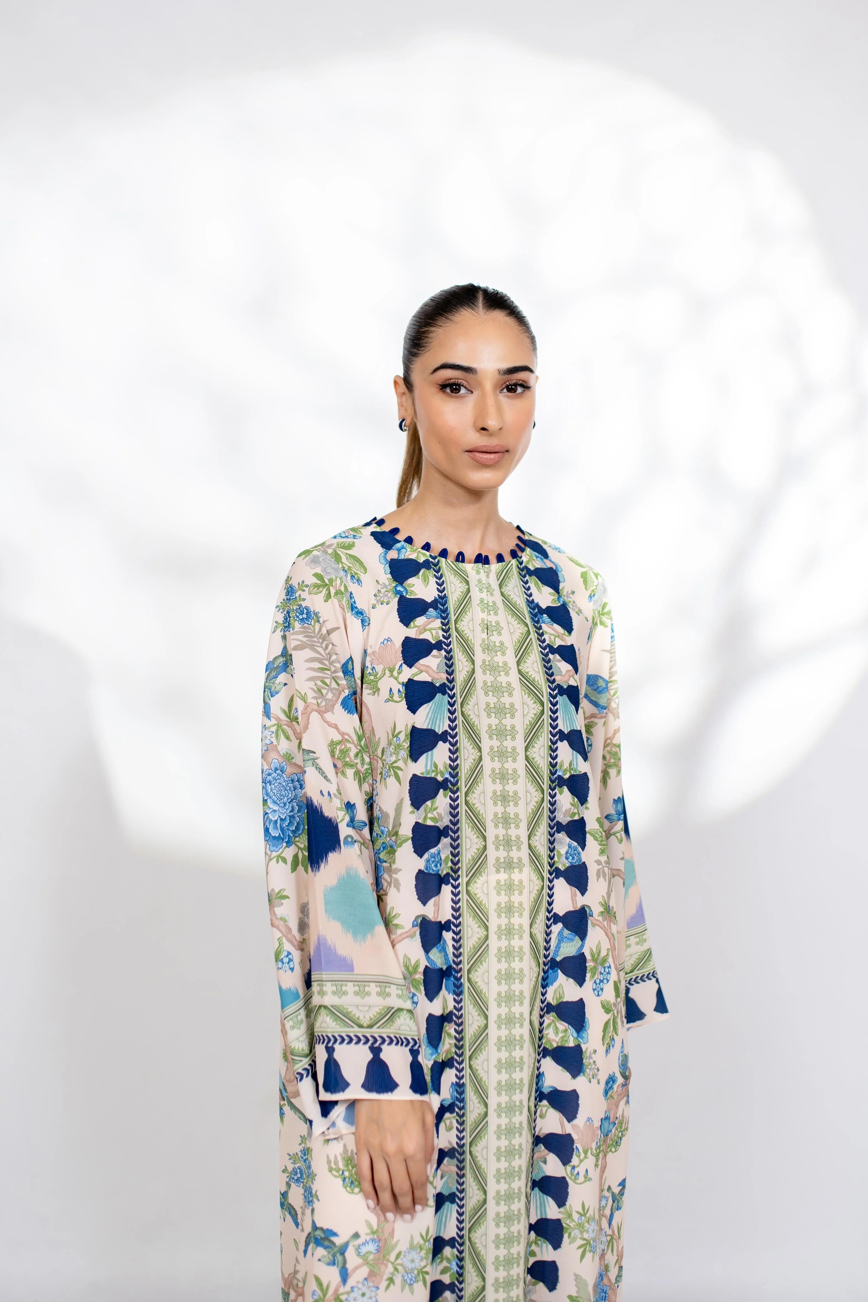 Fleur Long Kaftaan Dress