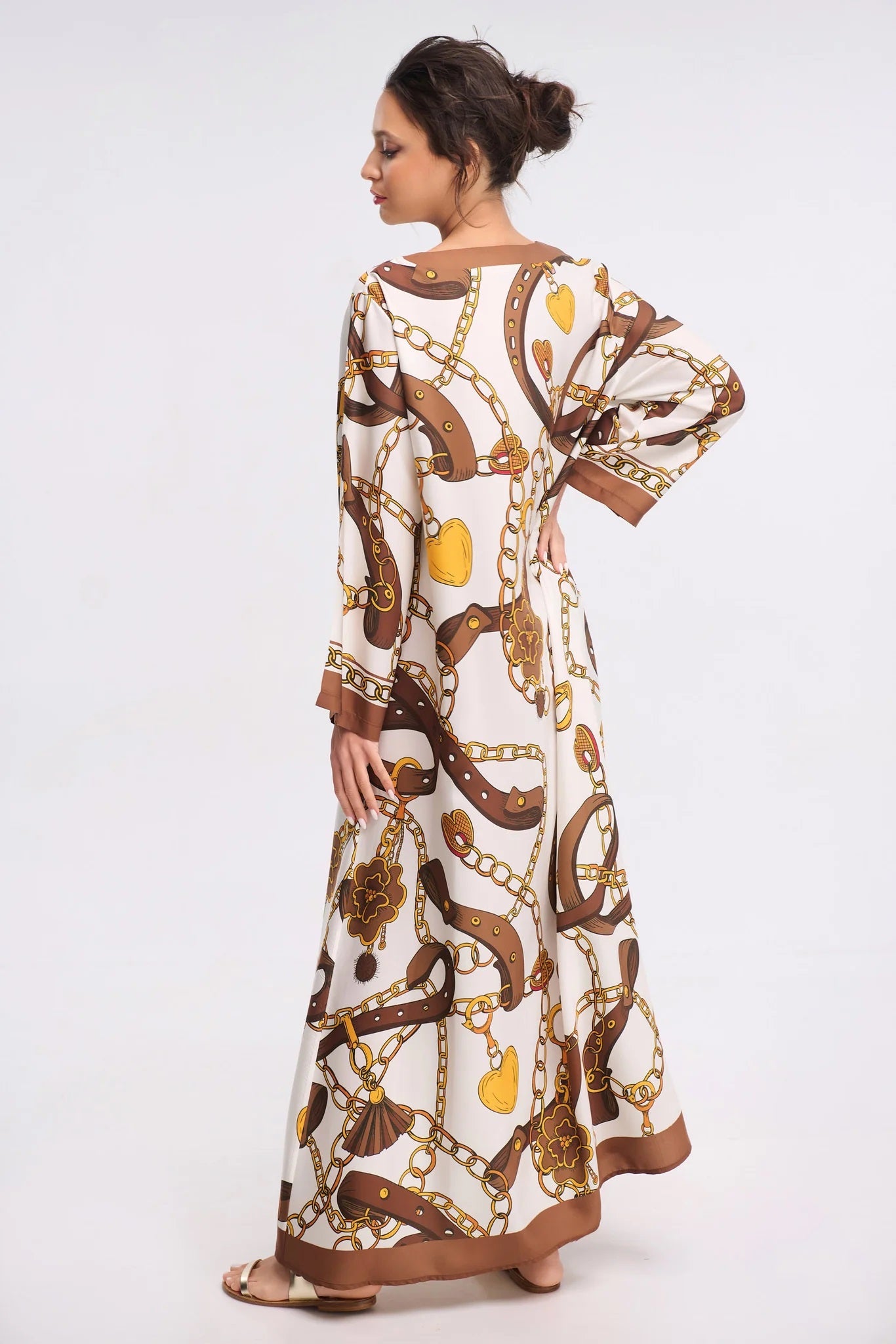 Bronze Dune Kaftaan Dress