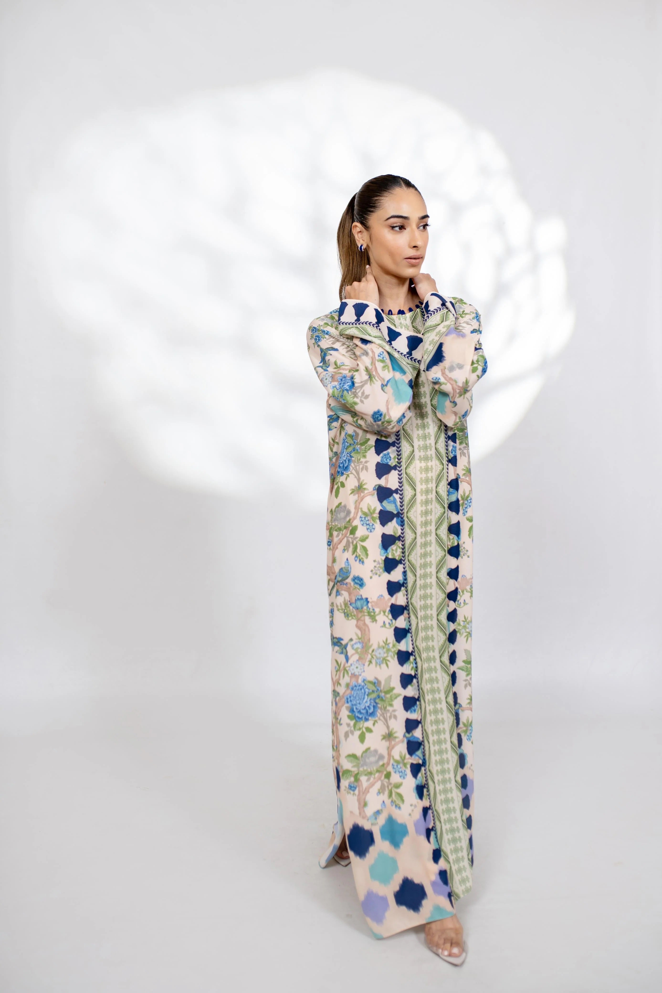 Fleur Long Kaftaan Dress