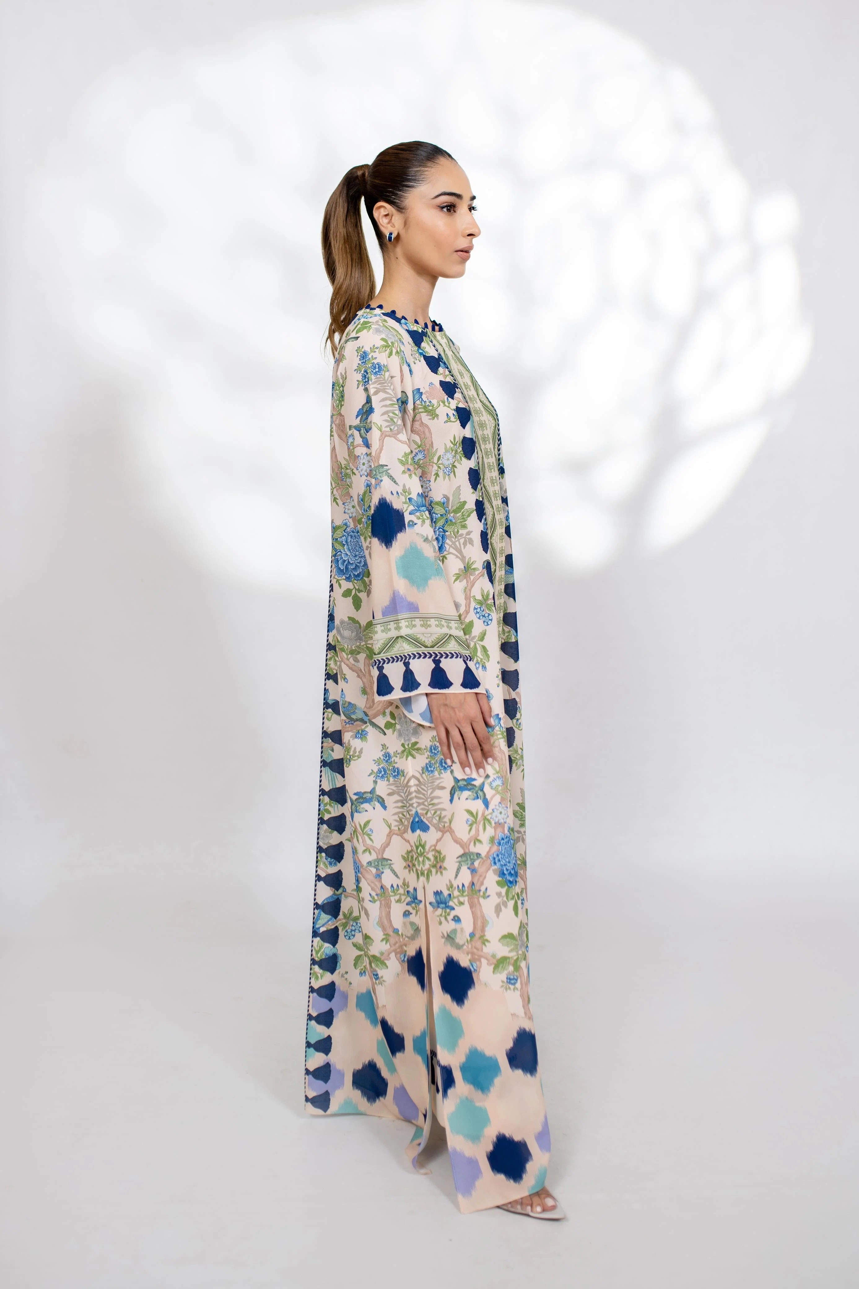 Fleur Long Kaftaan Dress