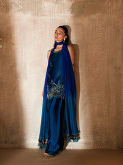 Delphine Embroidered Farshi Salwar Set