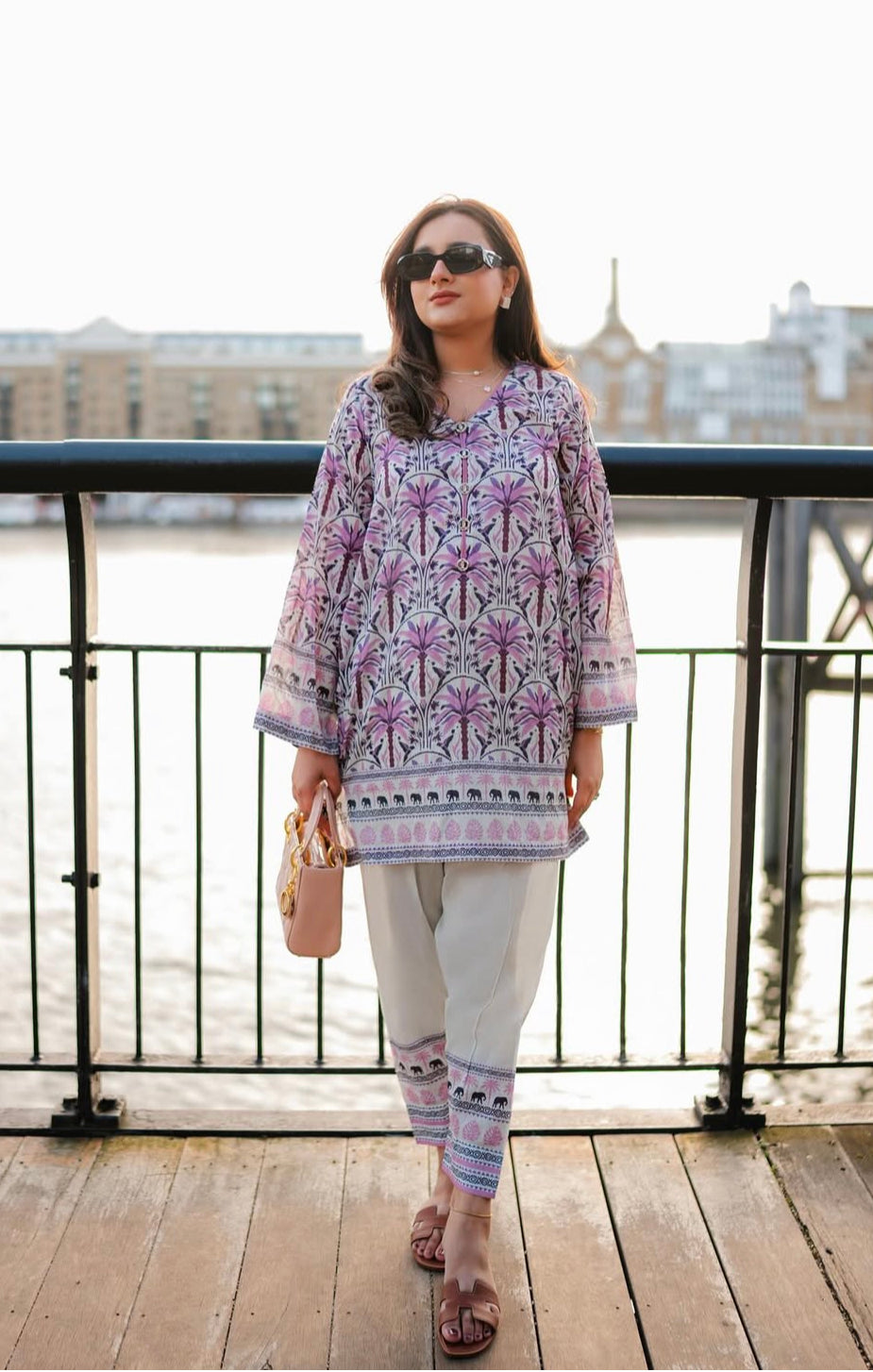 Desert Lilac Palm Suit