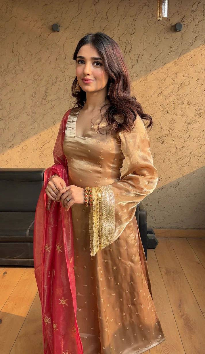 Corset Back kurta 3 Piece Set