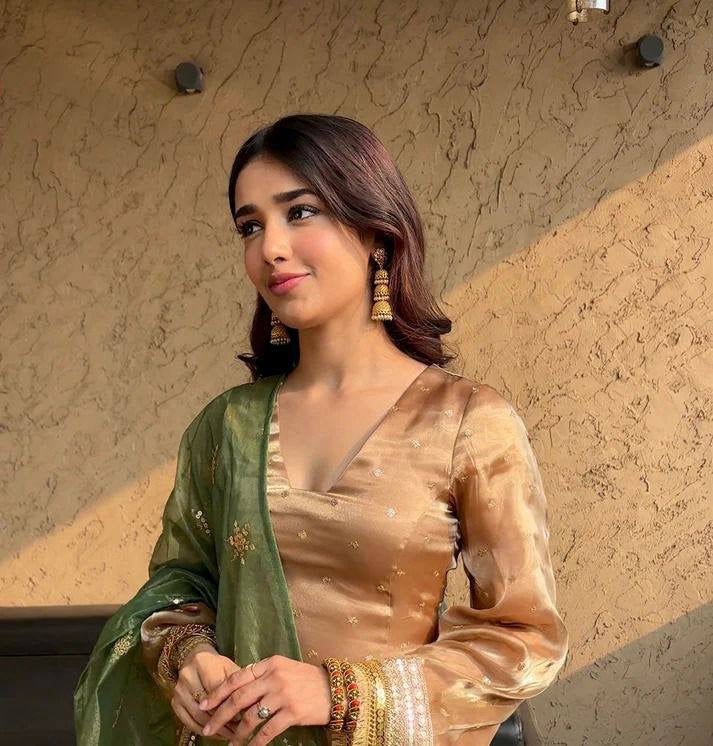 Corset Back kurta 3 Piece Set