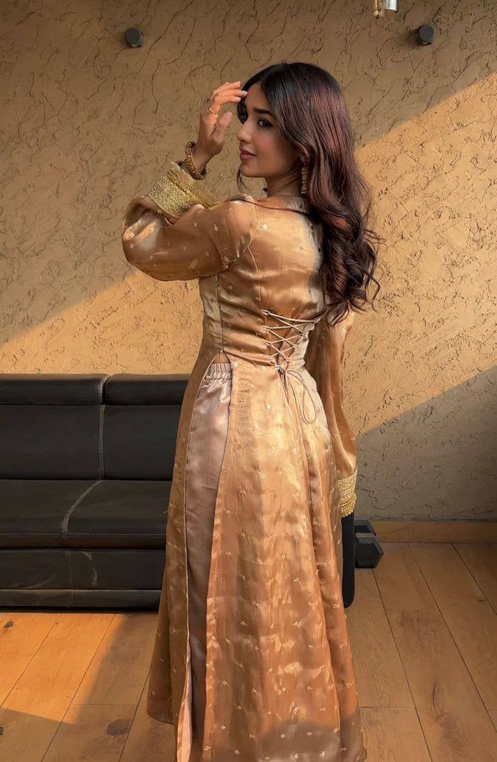 Corset Back kurta 3 Piece Set