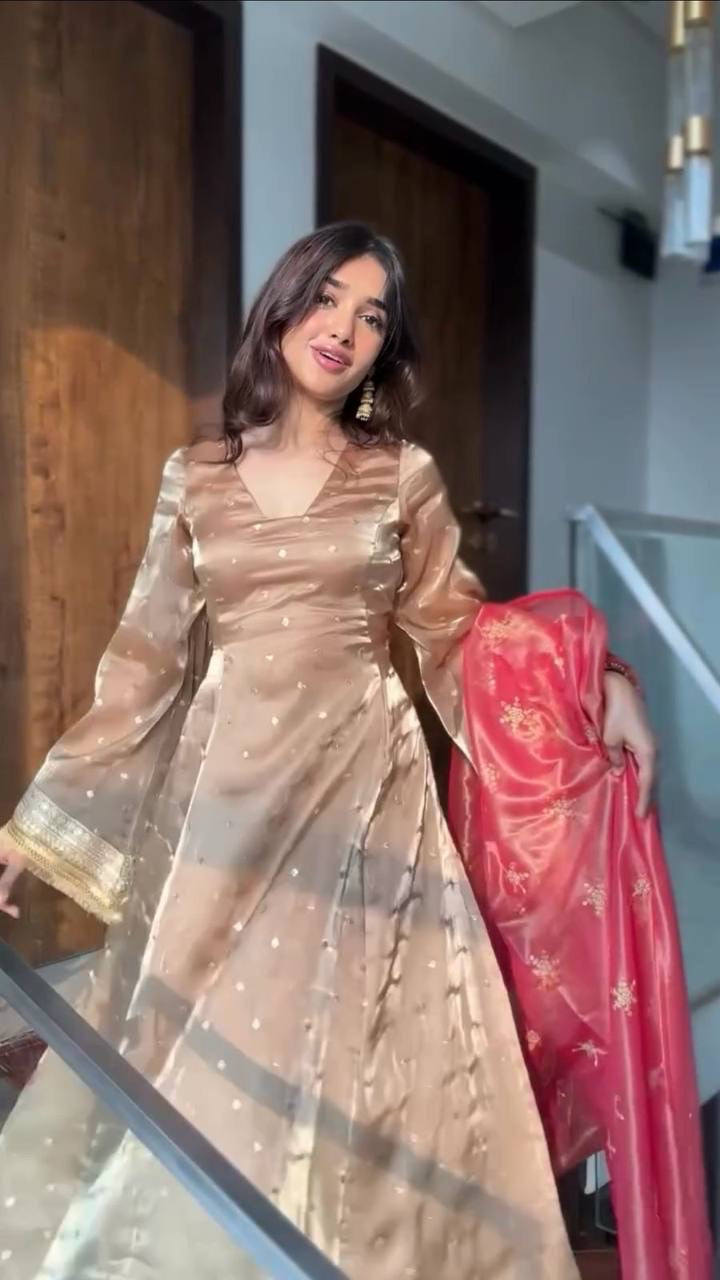 Corset Back kurta 3 Piece Set