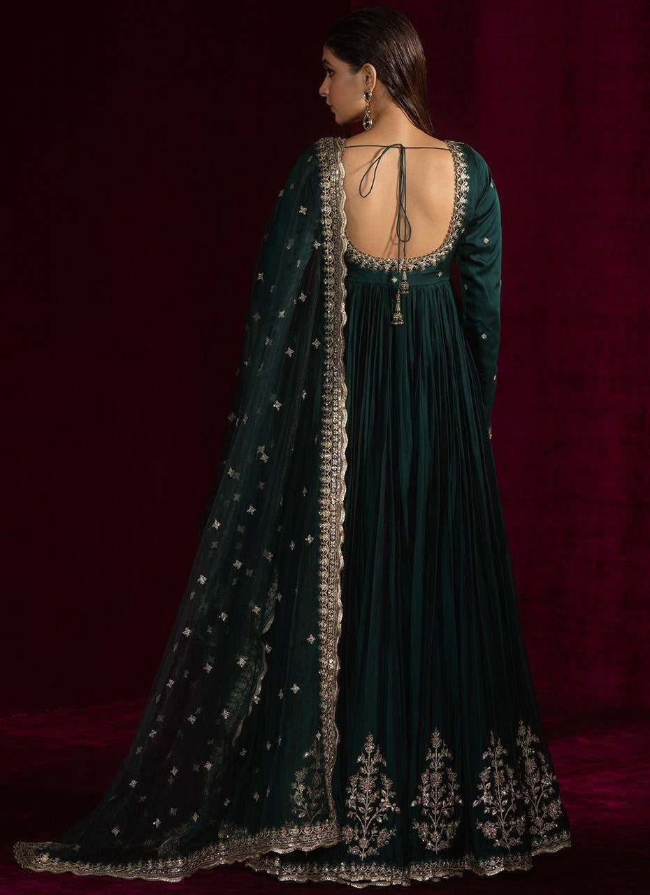 Malachite Majesty Gown