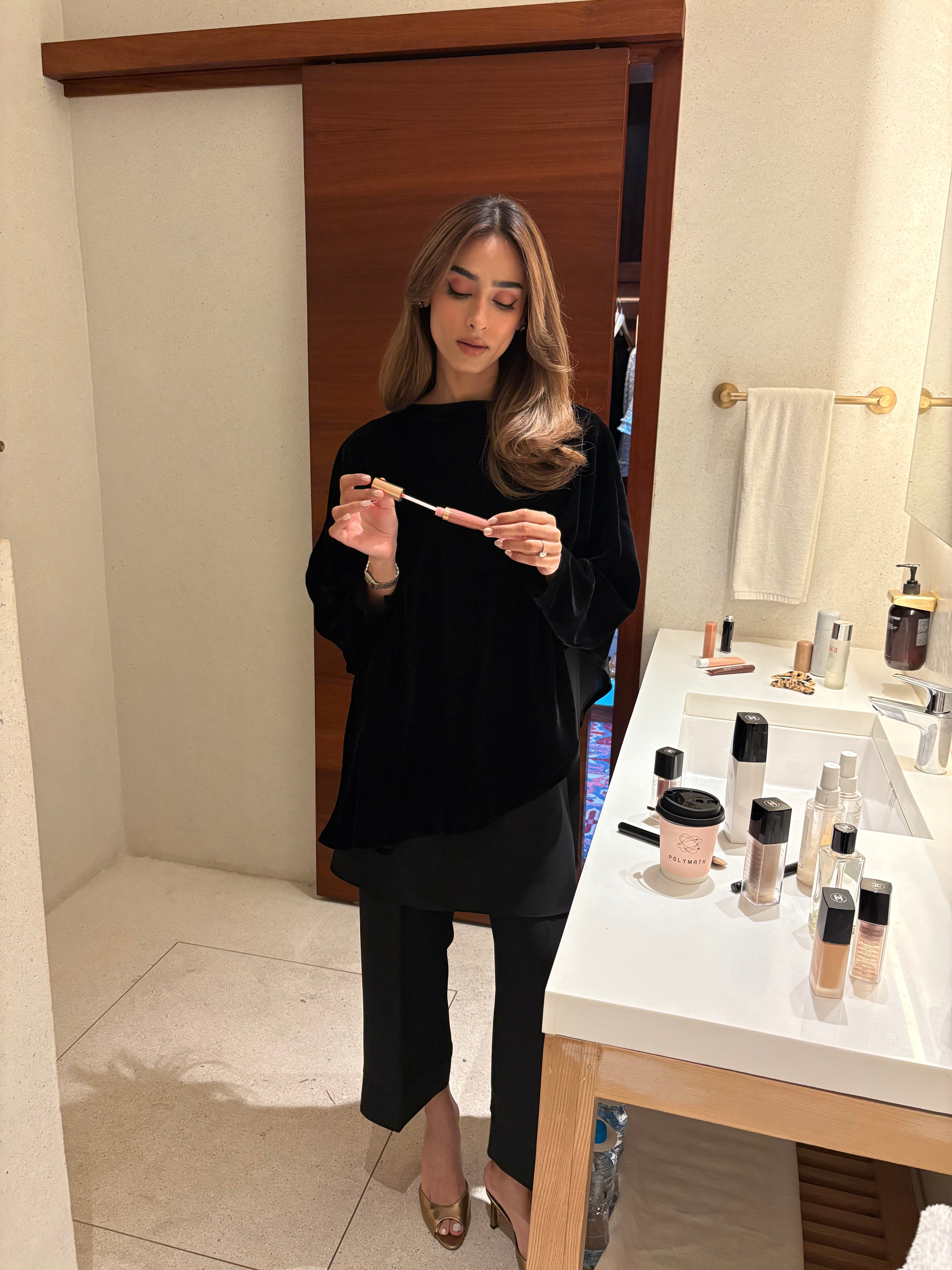 Zenith Velvet Cape 3 Piece Co-ord Set