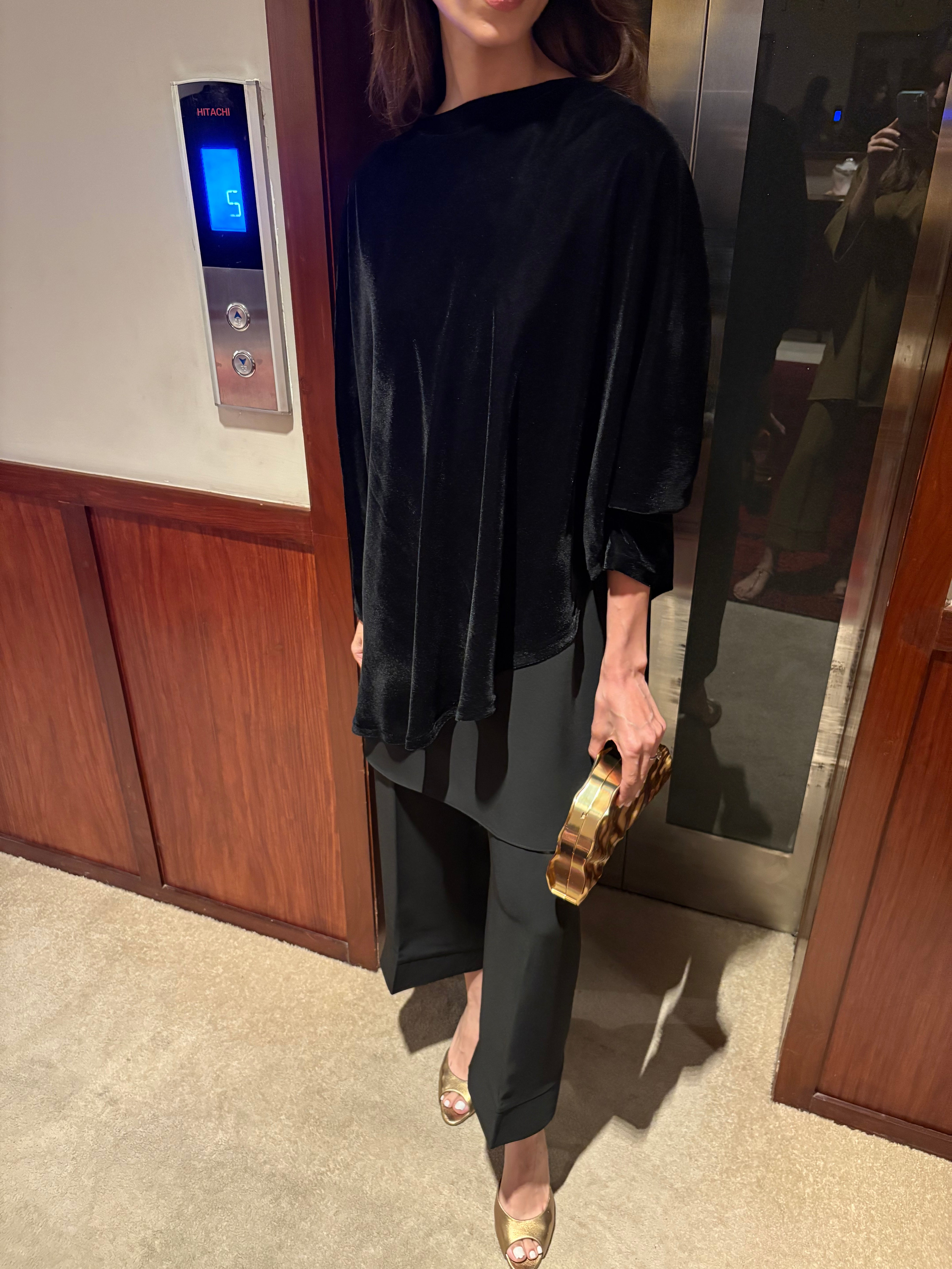 Zenith Velvet Cape 3 Piece Co-ord Set