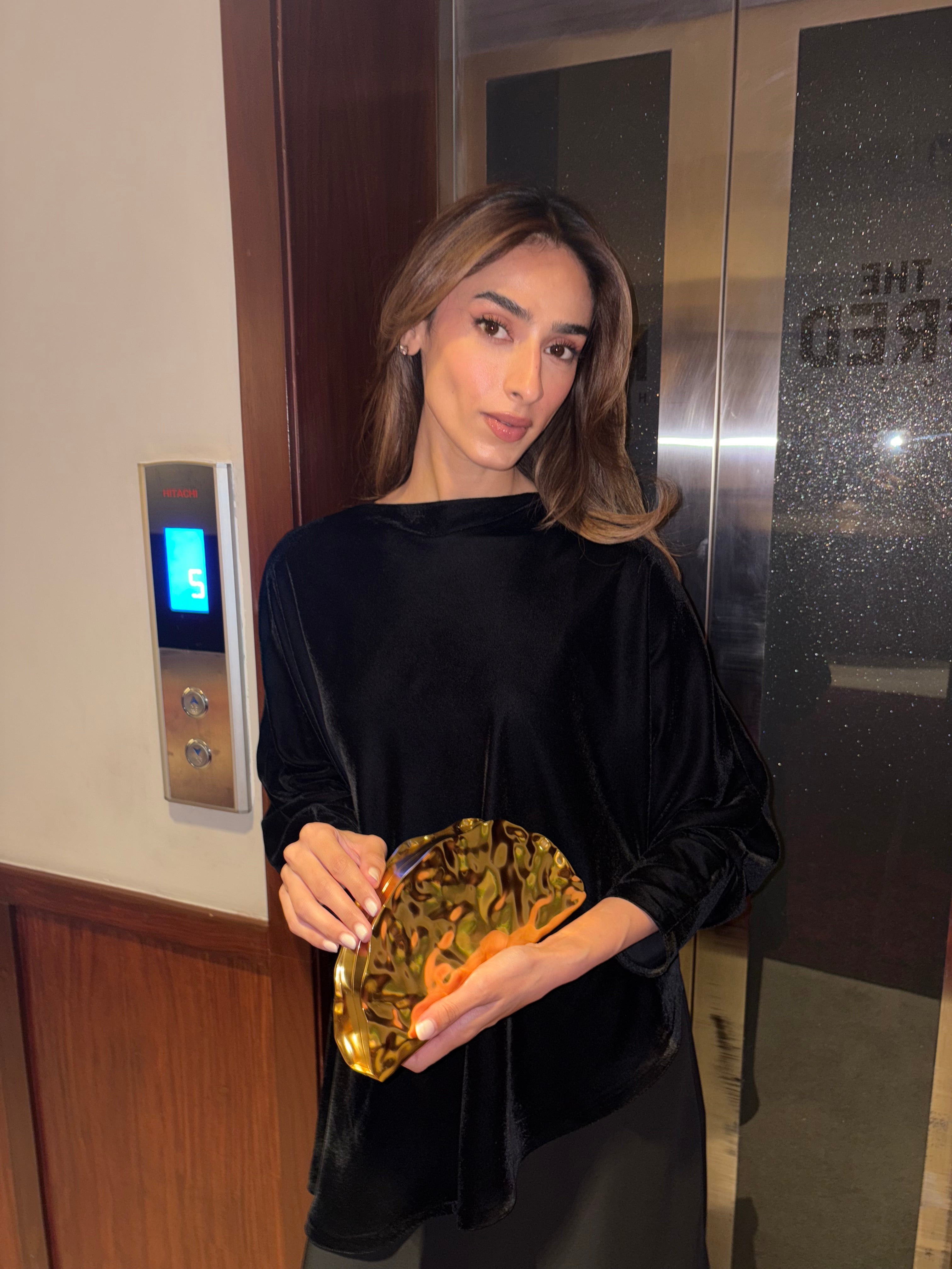 Zenith Velvet Cape 3 Piece Co-ord Set