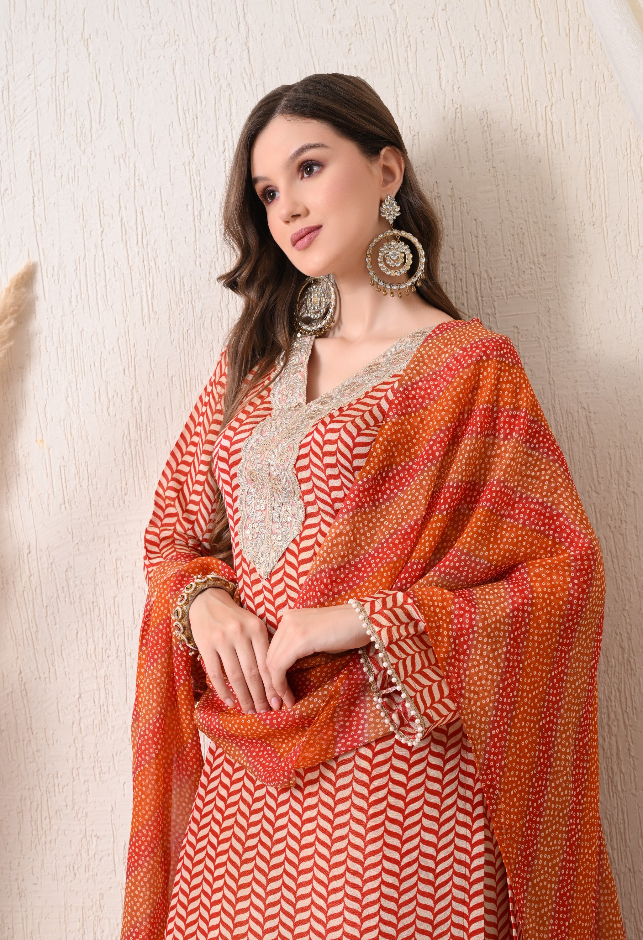 Chevron Farshi Salwar set