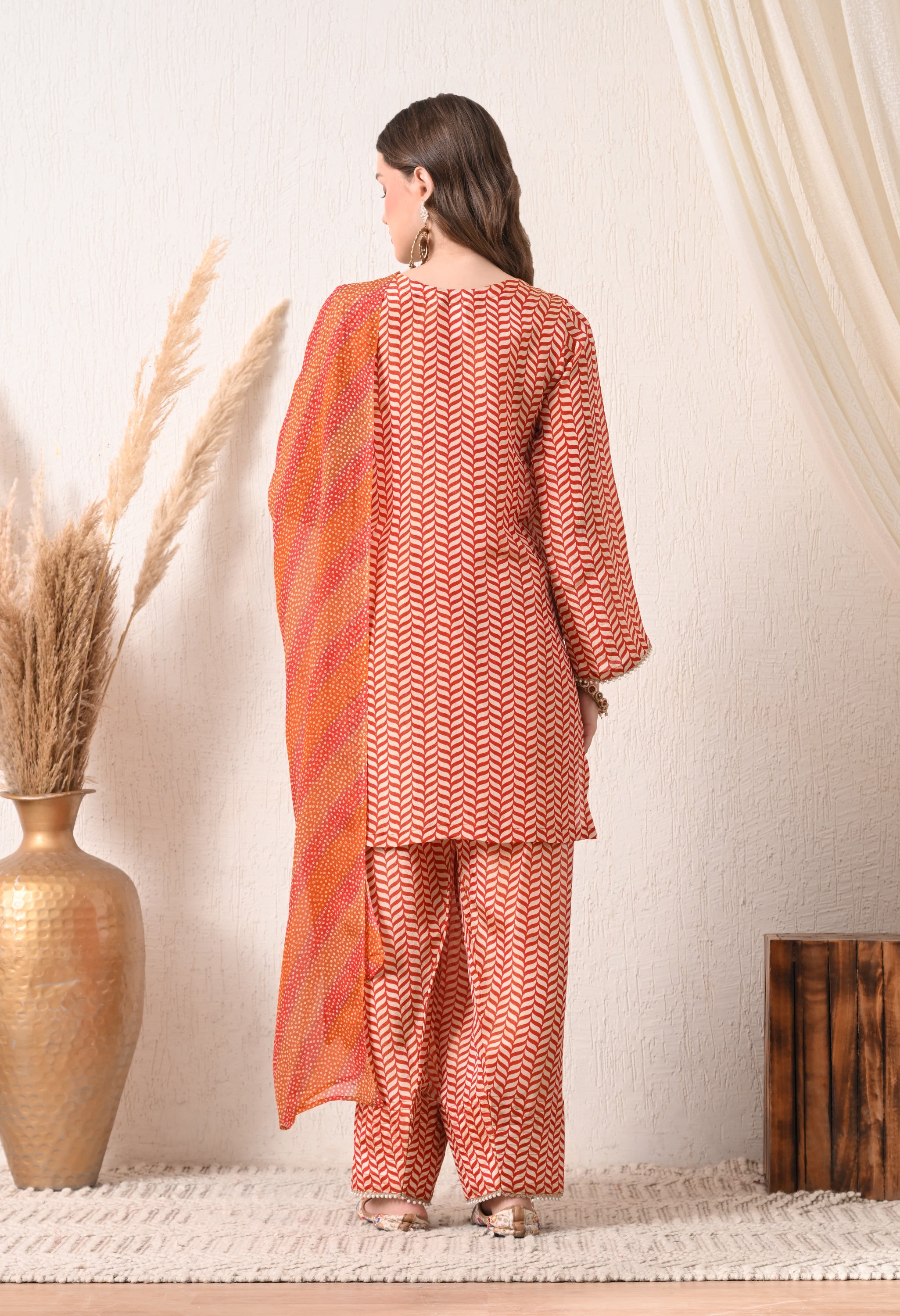 Chevron Farshi Salwar set