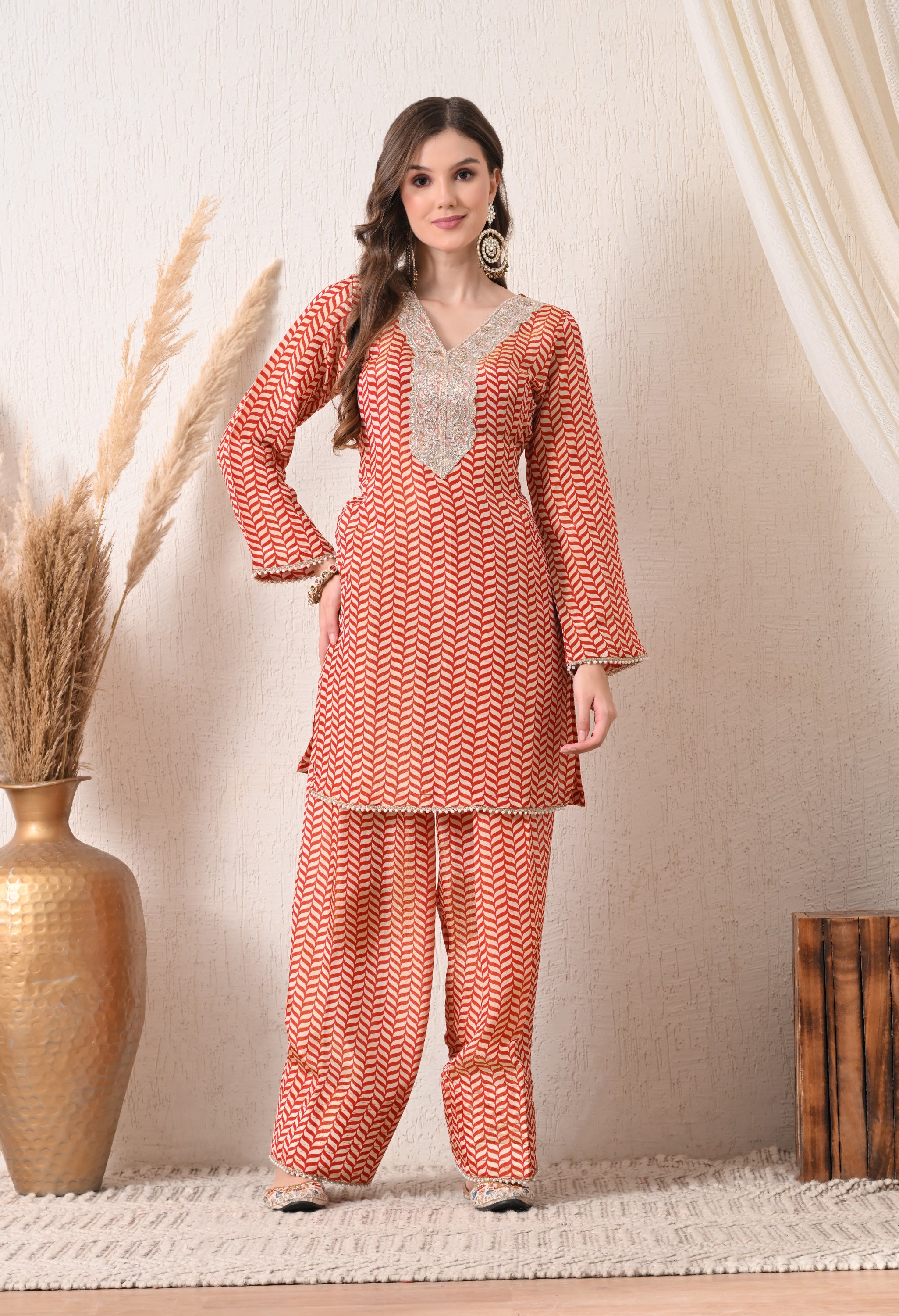 Chevron Farshi Salwar set