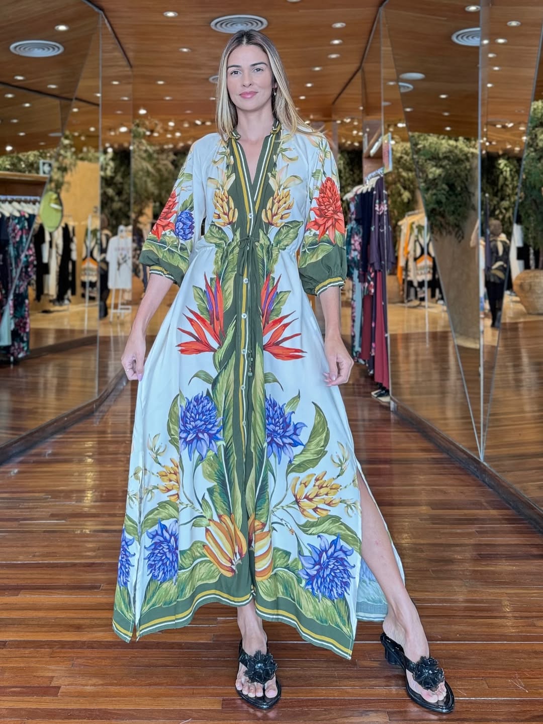 Heliopetra Floral Dress