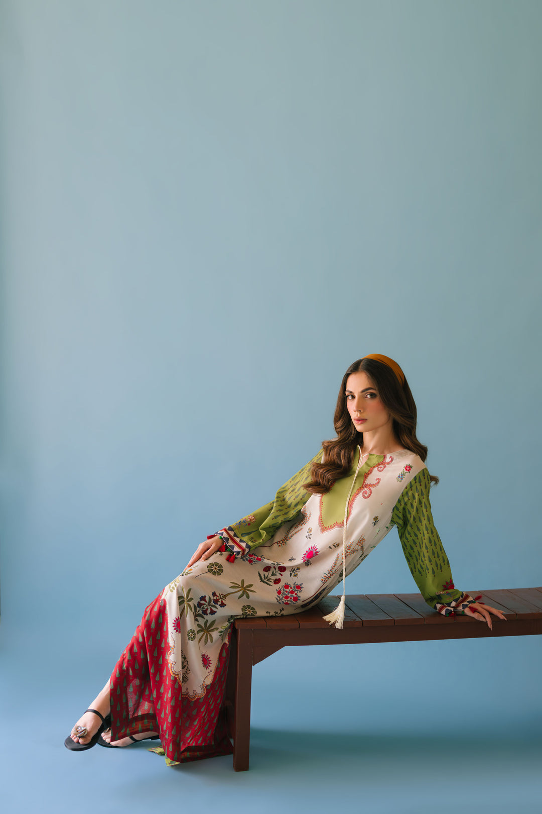 Chrome White Long Kurta