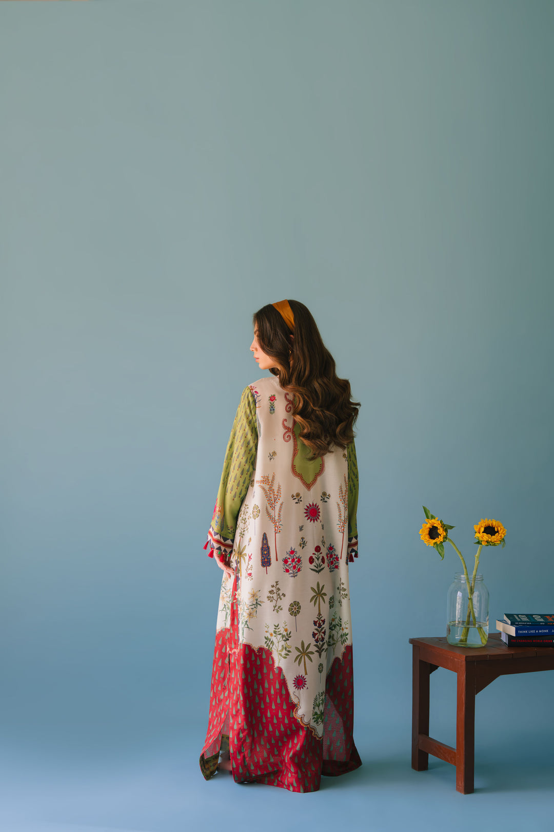 Chrome White Long Kurta