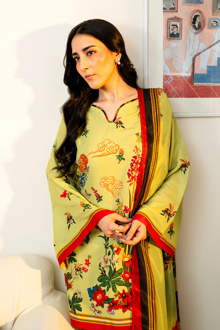 Sunshine Co-ord Set with Dupatta
