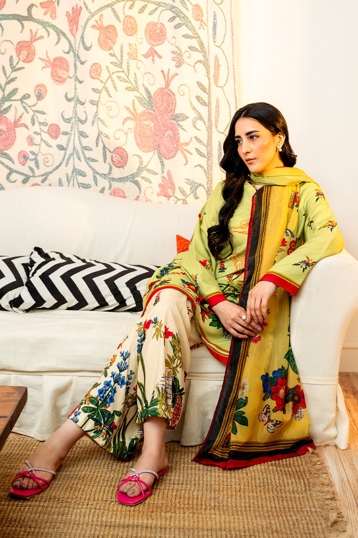 Sunshine Co-ord Set with Dupatta