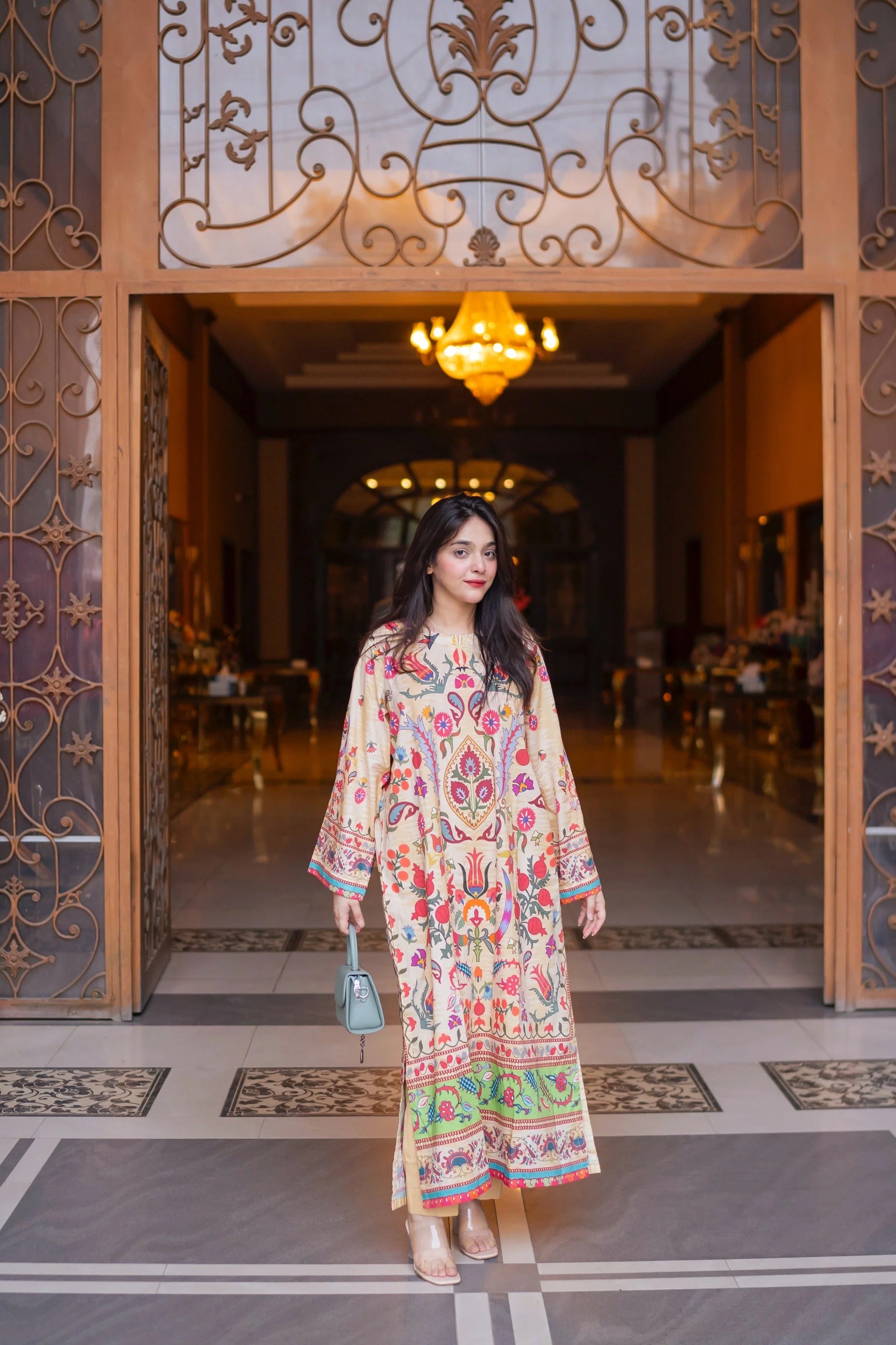 Ziya Long Kurta Set with Dupatta