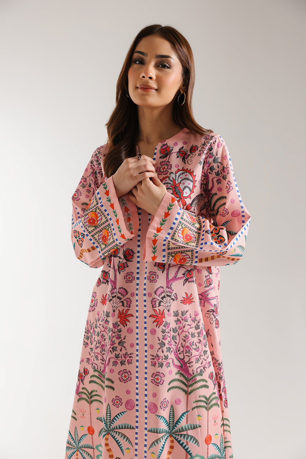 Hamura Pink Kurta Set