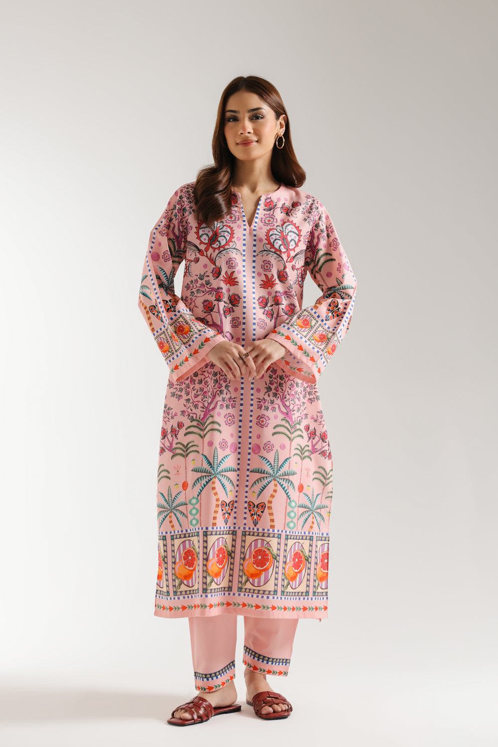 Hamura Pink Kurta Set