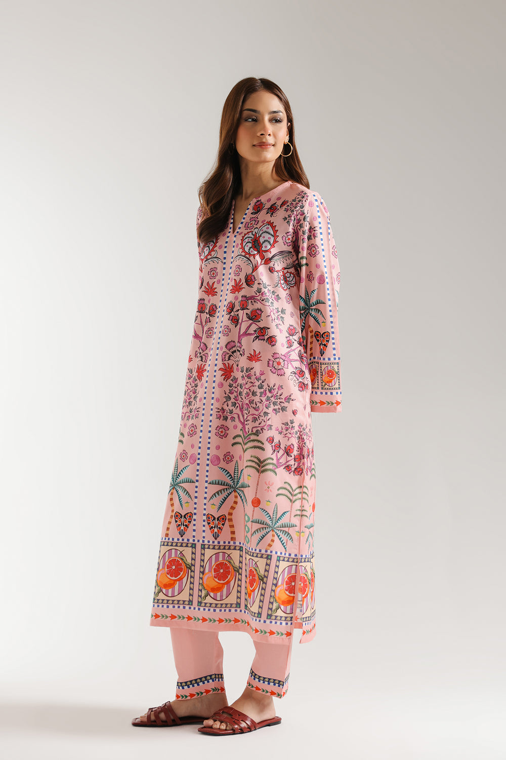 Hamura Pink Kurta Set