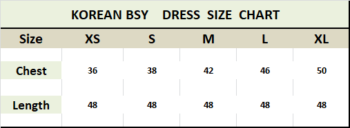 Korean BSY Top Dress