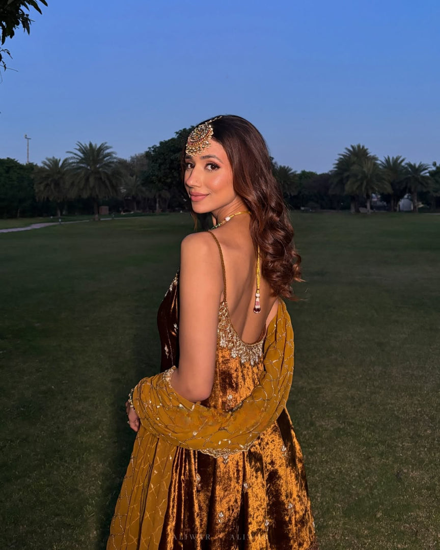 Noor Zari Anarkali Set