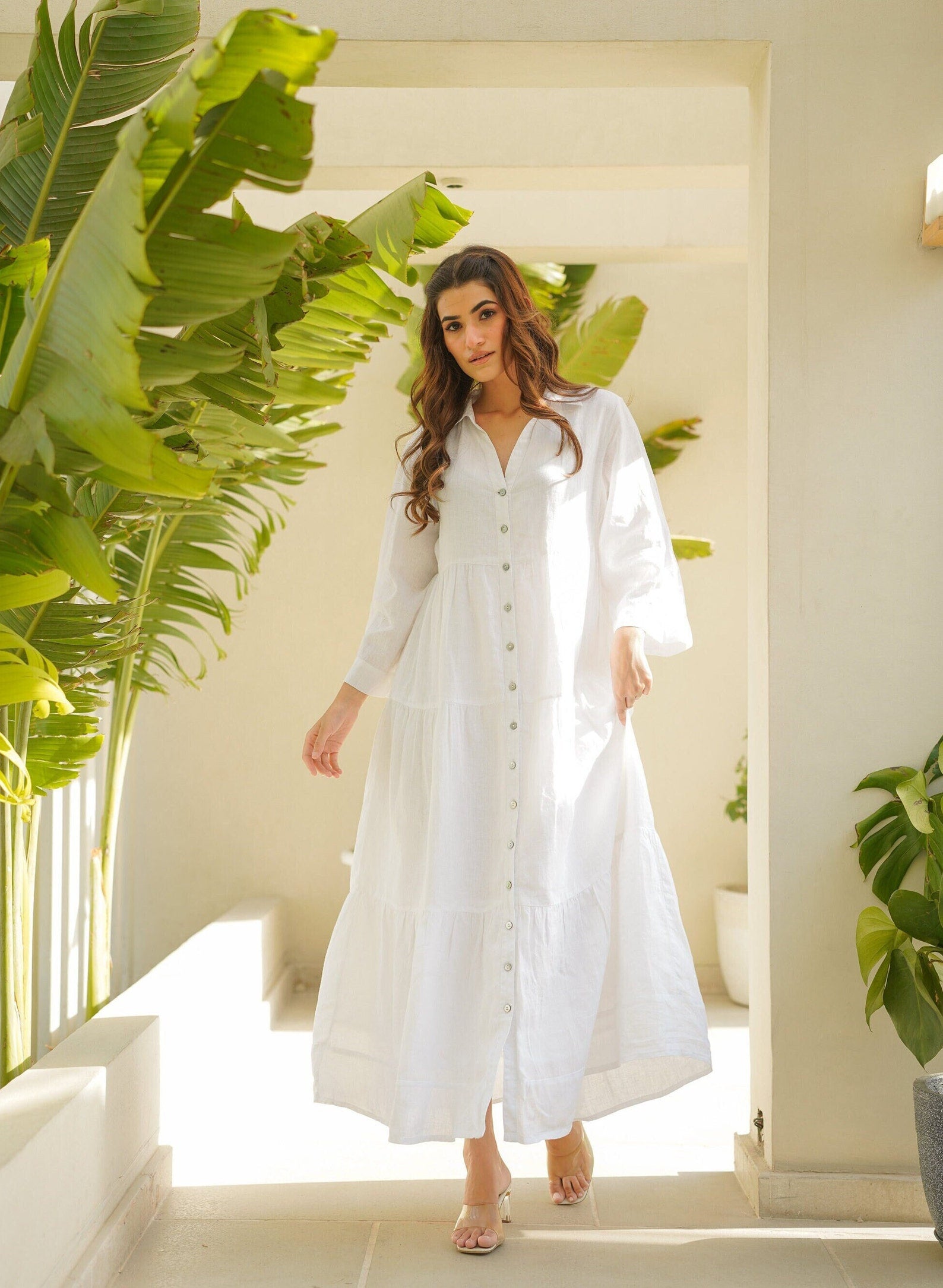 Serene Linen long dress