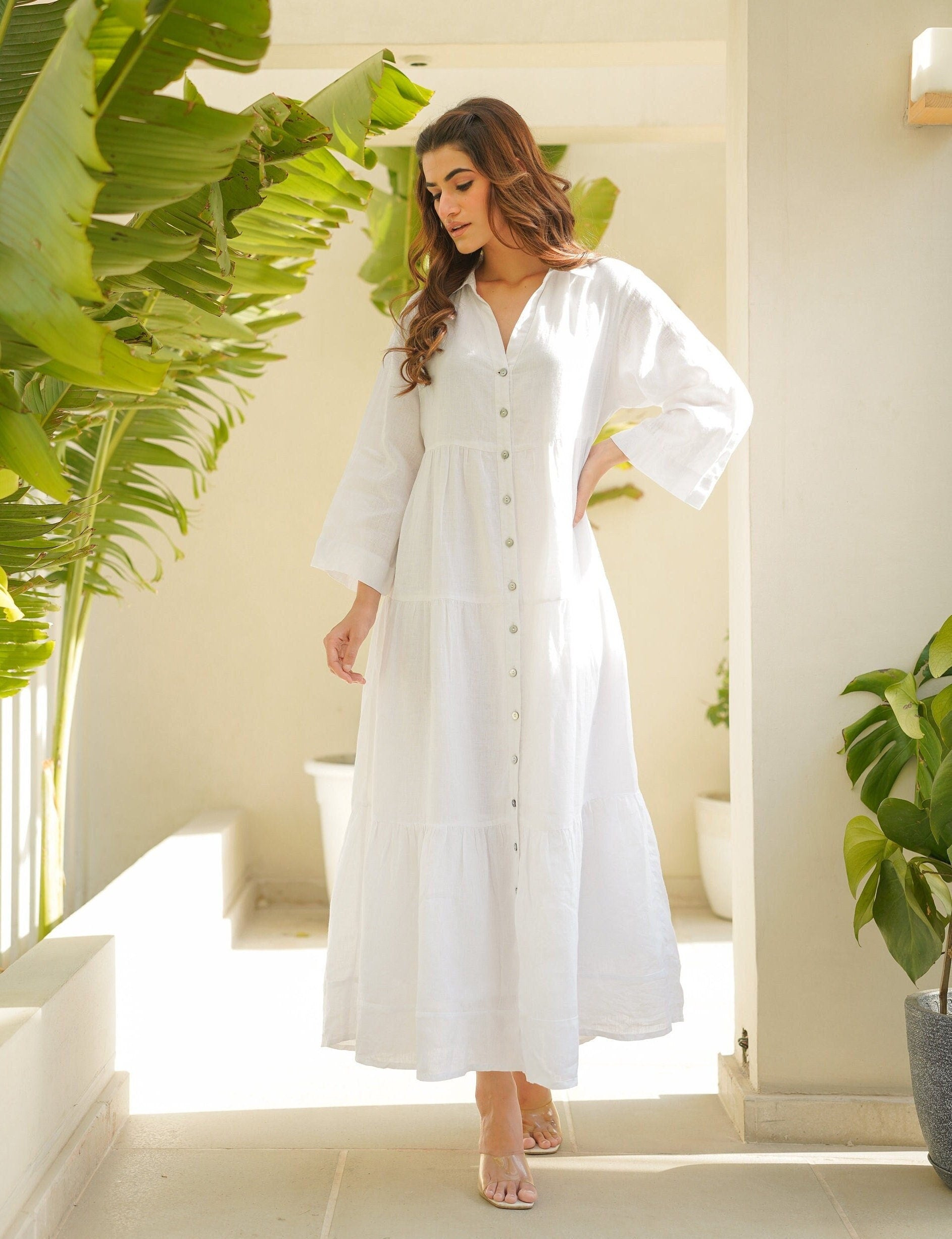 Serene Linen long dress