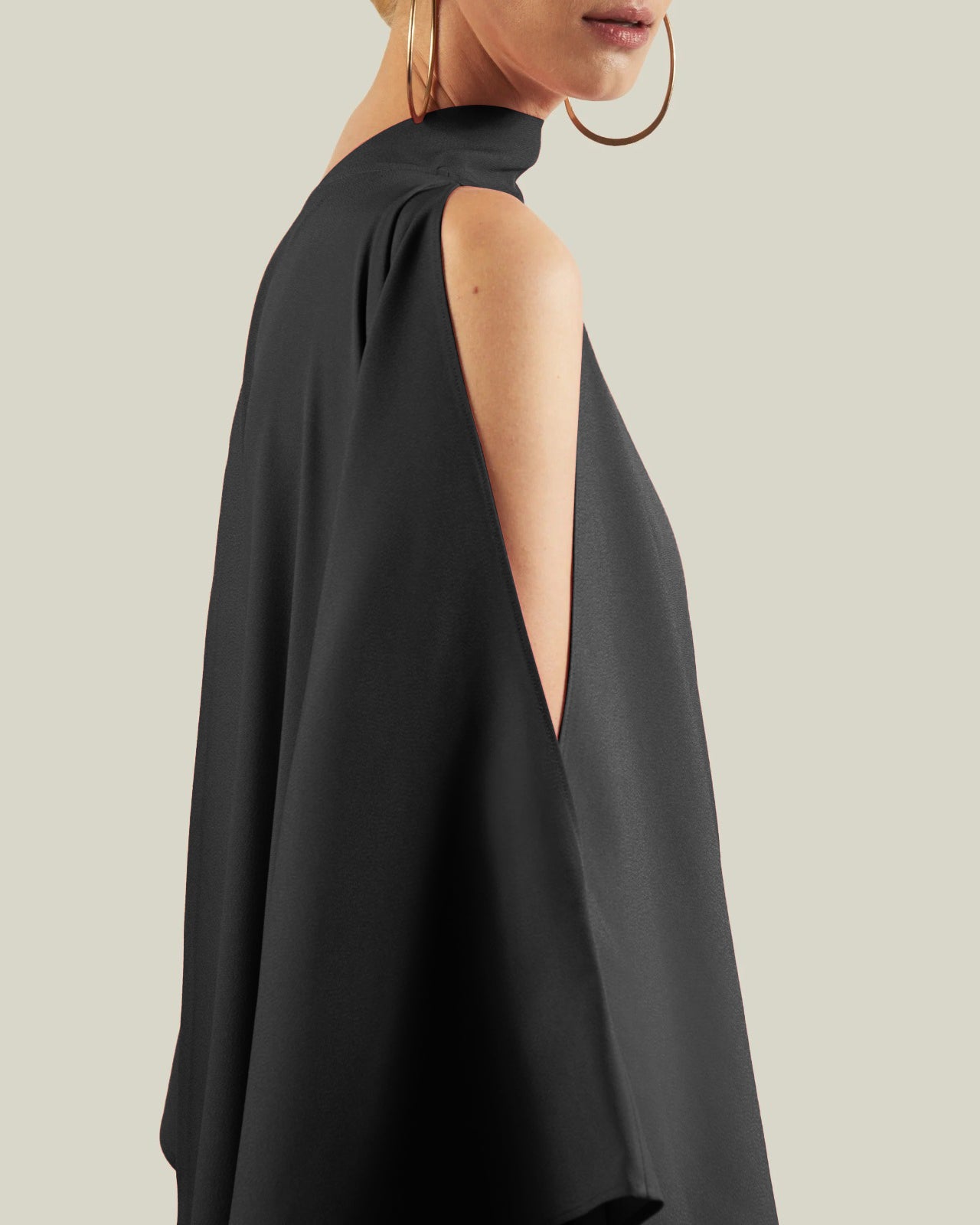 Flared Veil Dress